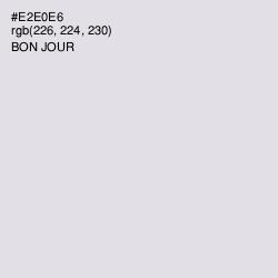 #E2E0E6 - Bon Jour Color Image